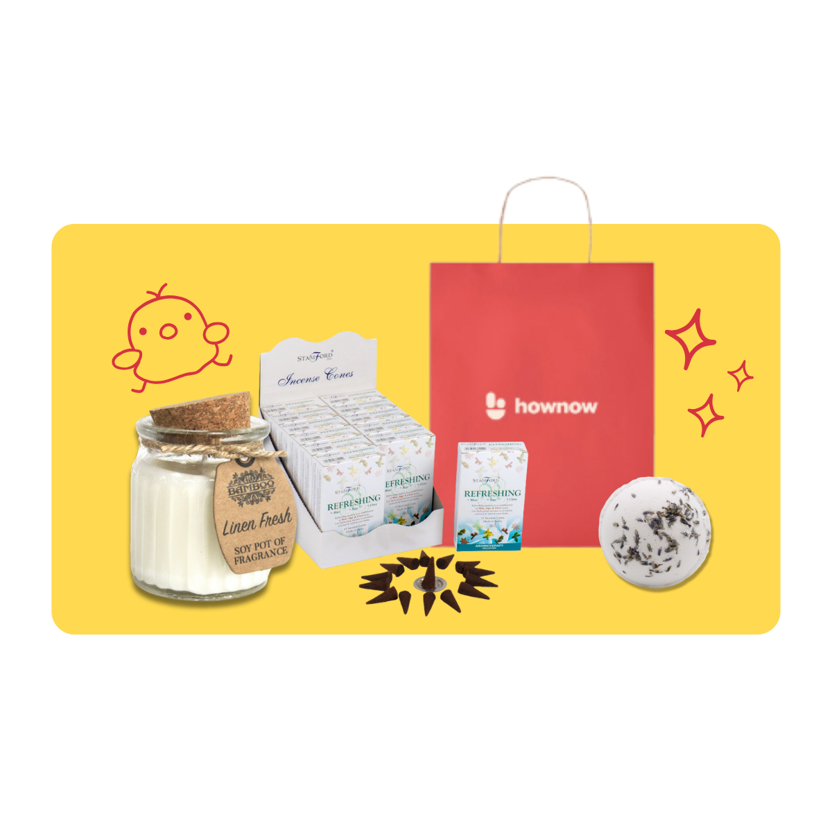 Pamper pack from HowNow